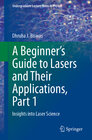 Buchcover A Beginner’s Guide to Lasers and Their Applications, Part 1