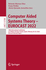 Buchcover Computer Aided Systems Theory – EUROCAST 2022