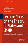 Buchcover Lecture Notes on the Theory of Plates and Shells