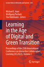 Buchcover Learning in the Age of Digital and Green Transition