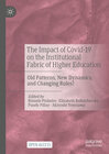 Buchcover The Impact of Covid-19 on the Institutional Fabric of Higher Education