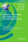 Buchcover Analysis, Estimations, and Applications of Embedded Systems