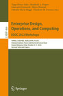 Buchcover Enterprise Design, Operations, and Computing. EDOC 2022 Workshops