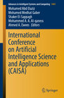Buchcover International Conference on Artificial Intelligence Science and Applications (CAISA)