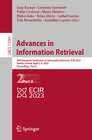 Buchcover Advances in Information Retrieval