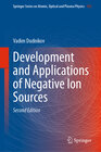 Buchcover Development and Applications of Negative Ion Sources