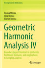 Buchcover Geometric Harmonic Analysis IV
