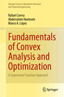 Buchcover Fundamentals of Convex Analysis and Optimization