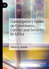 Buchcover Contemporary Issues on Governance, Conflict and Security in Africa