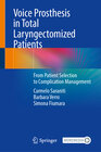 Buchcover Voice Prosthesis in Total Laryngectomized Patients