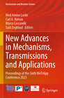 Buchcover New Advances in Mechanisms, Transmissions and Applications
