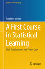 Buchcover A First Course in Statistical Learning