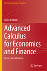 Buchcover Advanced Calculus for Economics and Finance