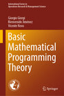 Buchcover Basic Mathematical Programming Theory
