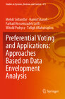 Buchcover Preferential Voting and Applications: Approaches Based on Data Envelopment Analysis