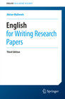 Buchcover English for Writing Research Papers