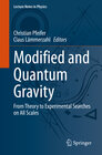 Buchcover Modified and Quantum Gravity