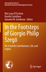 Buchcover In the Footsteps of Giorgio Philip Szegö