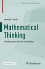 Buchcover Mathematical Thinking