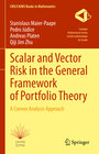 Buchcover Scalar and Vector Risk in the General Framework of Portfolio Theory