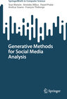 Buchcover Generative Methods for Social Media Analysis