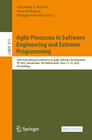 Buchcover Agile Processes in Software Engineering and Extreme Programming