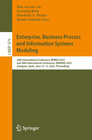 Buchcover Enterprise, Business-Process and Information Systems Modeling