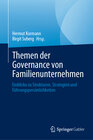 Buchcover Themen der Governance von Familienunternehmen