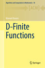 Buchcover D-Finite Functions