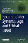 Buchcover Recommender Systems: Legal and Ethical Issues