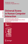 Buchcover Universal Access in Human-Computer Interaction
