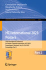 Buchcover HCI International 2023 Posters
