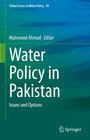 Buchcover Water Policy in Pakistan