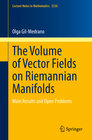Buchcover The Volume of Vector Fields on Riemannian Manifolds