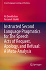 Buchcover Instructed Second Language Pragmatics for The Speech Acts of Request, Apology, and Refusal: A Meta-Analysis