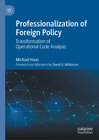 Buchcover Professionalization of Foreign Policy