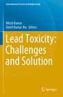 Buchcover Lead Toxicity: Challenges and Solution