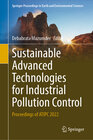 Buchcover Sustainable Advanced Technologies for Industrial Pollution Control