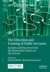 Buchcover The Education and Training of Public Servants