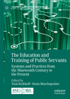 Buchcover The Education and Training of Public Servants