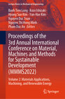 Buchcover Proceedings of the 3rd Annual International Conference on Material, Machines and Methods for Sustainable Development (MM
