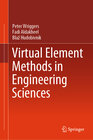 Buchcover Virtual Element Methods in Engineering Sciences