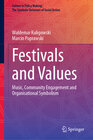 Buchcover Festivals and Values
