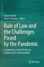 Buchcover Rule of Law and the Challenges Posed by the Pandemic