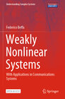 Buchcover Weakly Nonlinear Systems