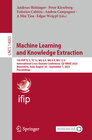 Buchcover Machine Learning and Knowledge Extraction