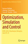 Buchcover Optimization, Simulation and Control