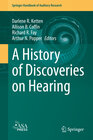 Buchcover A History of Discoveries on Hearing