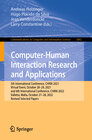 Buchcover Computer-Human Interaction Research and Applications