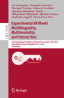 Buchcover Experimental IR Meets Multilinguality, Multimodality, and Interaction